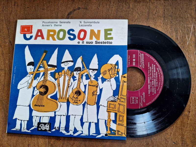 Carosone E Il suo Sestetto met Piccolissima serenata 1958 Single nr S20232456