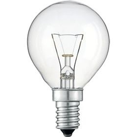 Philips kogellamp helder P45 E14 25W 230V nr: 18-225214