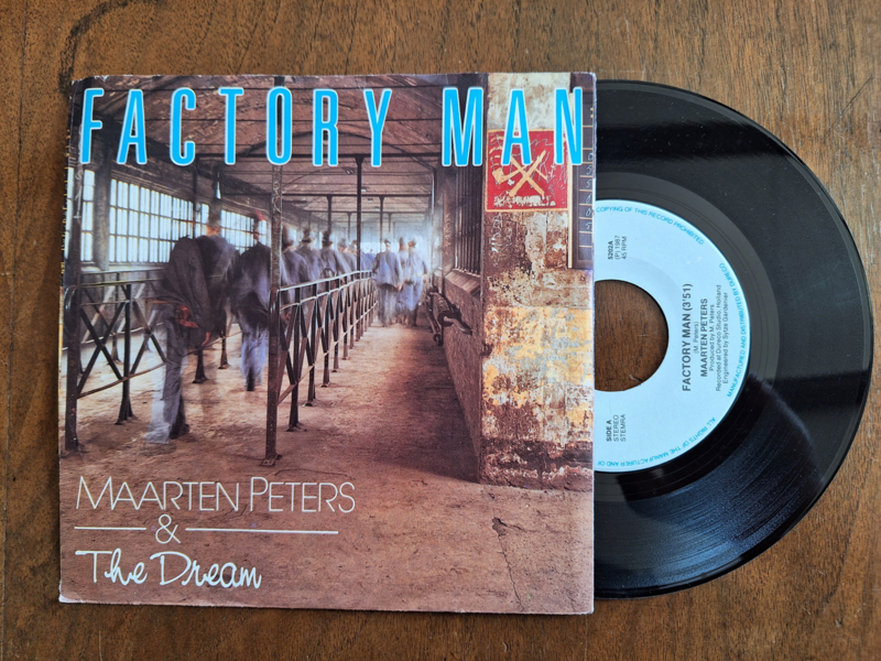 Maarten Peters & the dream met Factory man 1987 Single nr S20232478
