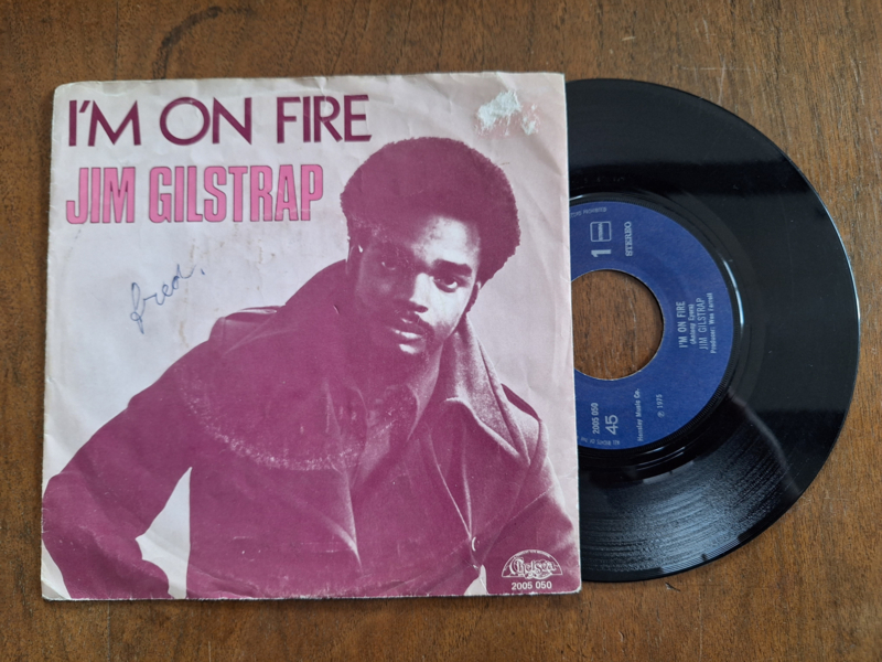 Jim Gilstrap met I'm on fire 1975 Single nr S20233531