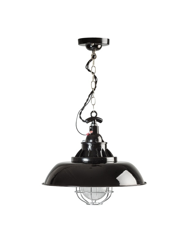 Industrieel vormgegeven lamp zwart E27 model Consenza nr 05-HL4228-30