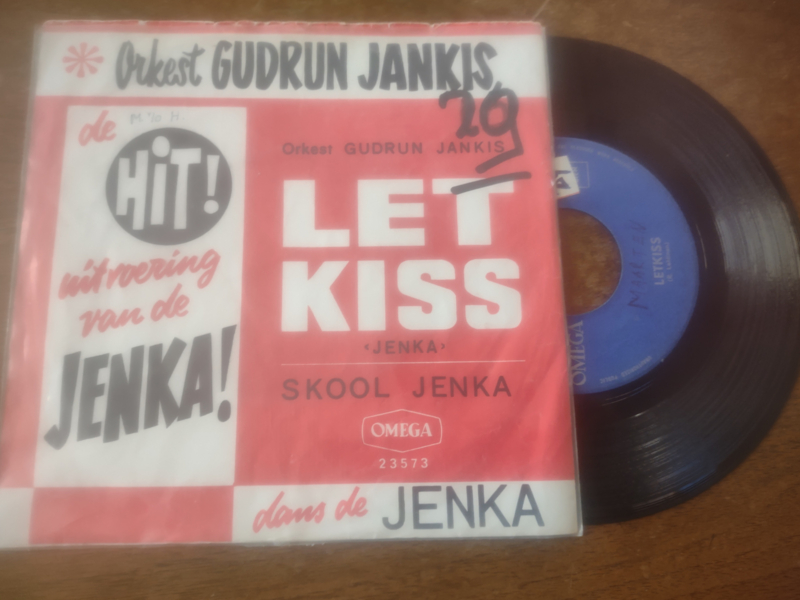 Gudrun Jankis met Letkiss 1965 Single nr S20222039