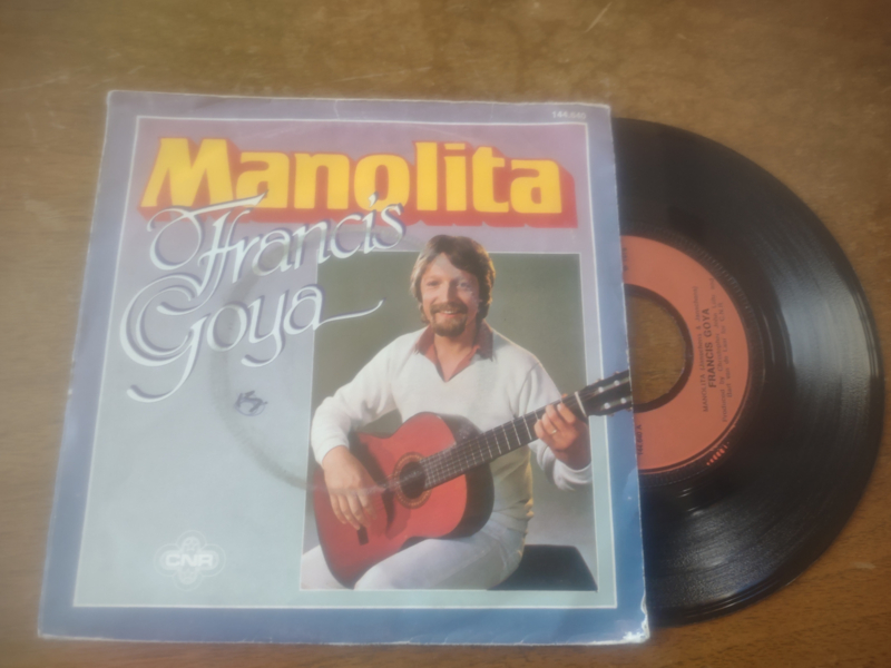 Francis Goya met Manolita 1978 Single nr S20222034