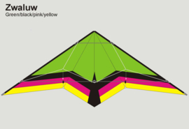 Zwaluw R2F Green/black/pink/yellow