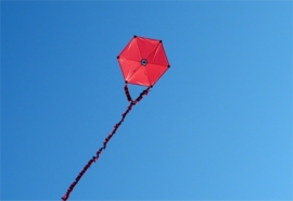 Six Cross Kite R2F - Red