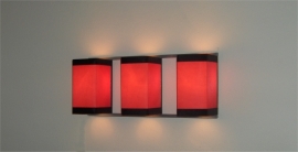 Wall Light Trio Red