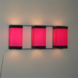 Wall Light Trio Pink