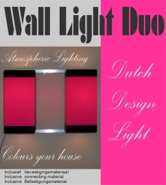 Wall Light Duo Pink