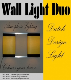 Wall Light Duo Yellow