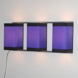 Wall Light Trio Purple