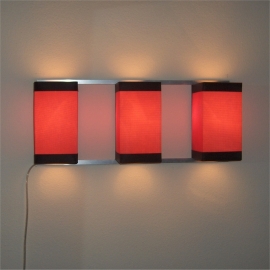 Wall Light Trio Red