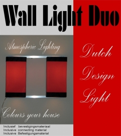 Wall Light Duo Red