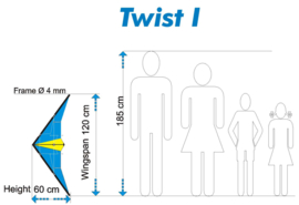 Twist I R2F + Polsbanden (Blue/Yellow)