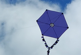 Six Cross Kite R2F - Purple