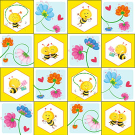 Quiltstof Busy Bees 1409-44