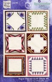 Paper Pieced Quilt Labels #3