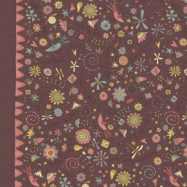 Quiltstof Garden Whimsy 8672-58 - Hatched and Patched