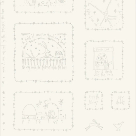 Slow and Steady stitchery panel