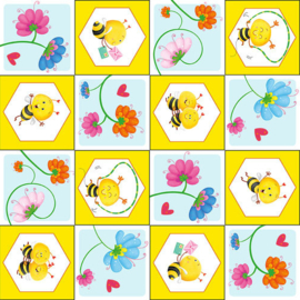 Quiltstof Busy Bees 1409 - Henry Glass