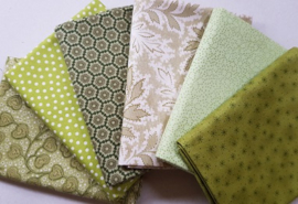 Quilt stofpakket groen