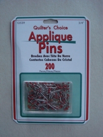 Applique Pins rood