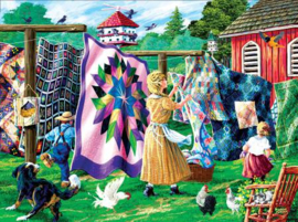 Puzzel Quilters Clothesline