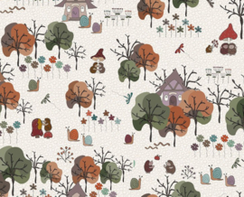Quiltstof Woodland Tale 4504-240 - Linette Jacobsen