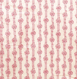 Quiltstof Rode strikjes - Yuwa 893S1