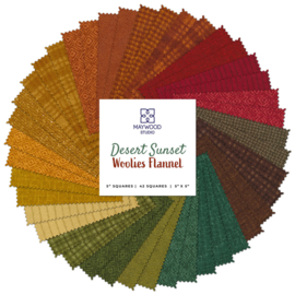 Charm Pack Woolies Flanel Desert Sun - Bonnie Sullivan