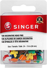 Singer Decorative Head Pins