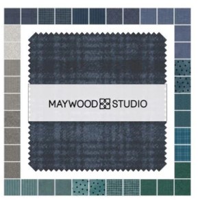 Charm Pack Woolies Flanel Stormy Seas - Maywood Studio