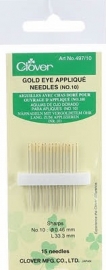 Clover Applique Needles  nr. 10