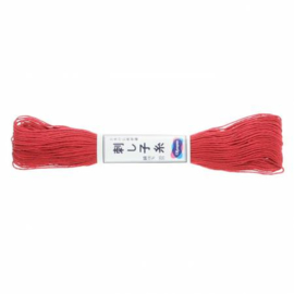 Sashiko garen -  12 rose rood