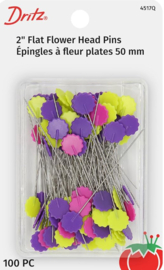 Dritz Flat Flower Head Pins