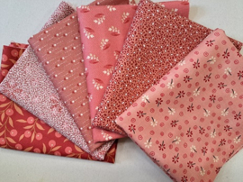 Quilt stofpakket roze