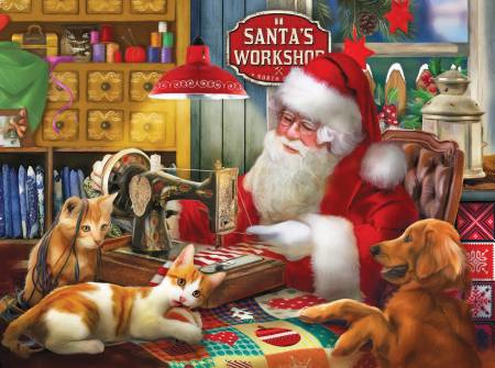 Puzzel Santas Quilting Workshop