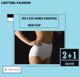 TEN CATE ACTIE *3-Pack DAMES MAXI SLIP ESSENTIAL BASIC *damesondergoed