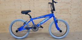 BMX Freestyle / Crossfiets BUGATTI TORNADO GTI glans blauw / grijze banden