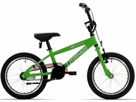 BMX / Crossfiets BUGATTI TORNADO GROEN 16 INCH FREESTYLE TERUGTRAPREM