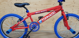 BMX Freestyle / Crossfiets BUGATTI TORNADO GLANS ROOD / BLAUW 20 INCH LIMITED EDITION