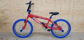 BMX Freestyle / Crossfiets BUGATTI TORNADO GLANS ROOD / BLAUW 20 INCH LIMITED EDITION