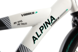 ALPINA YABBER JONGENSFIETS 16 INCH INDUSTRIAL BLACK - PURE WHITE