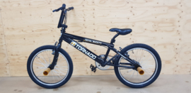 BMX Freestyle / Crossfiets BUGATTI TORNADO glans zwart / gouden details