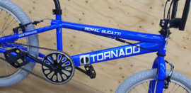 BMX Freestyle / Crossfiets BUGATTI TORNADO GTI glans blauw / grijze banden