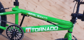 BMX Freestyle / Crossfiets BUGATTI TORNADO dundy glans groen / zwarte details