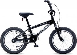 BMX Freestyle / Crossfiets BUGATTI TORNADO ZWART 16 INCH FREESTYLE TERUGTRAPREM