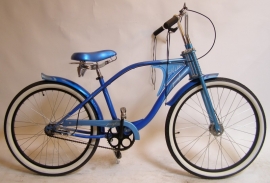 NU OP=OP KHE USA CRUISER BOYS 26 INCH BLAUW 3 VERSNELLINGEN