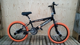 BMX Freestyle / Crossfiets BUGATTI TORNADO  ZWART / ORANJE 20 INCH LIMITED EDITION