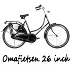 Klik hier voor het assortiment omafietsen in 26 inch van fietskopen.eu.