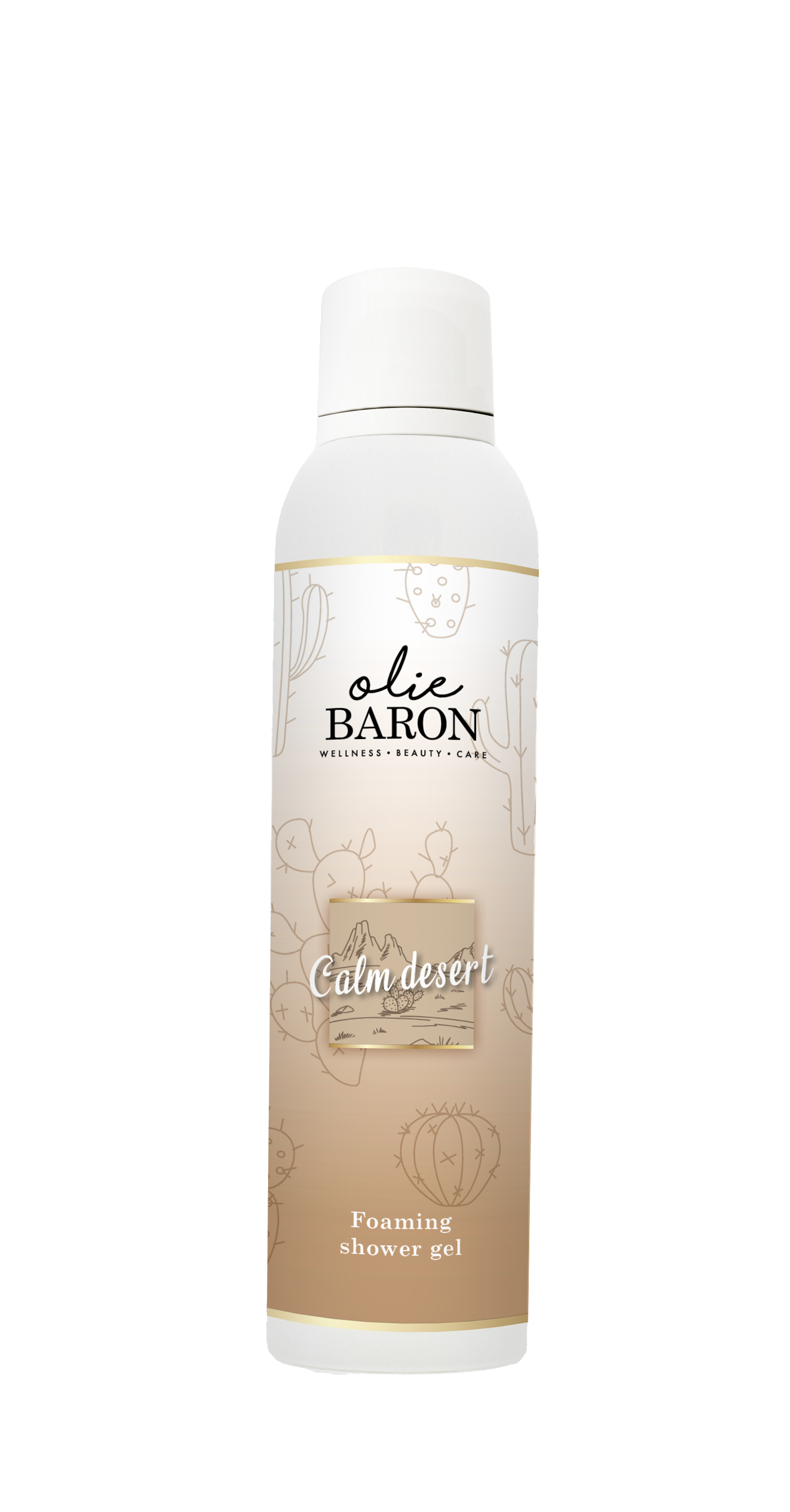 200 ml - Foaming shower gel - Calm desert
